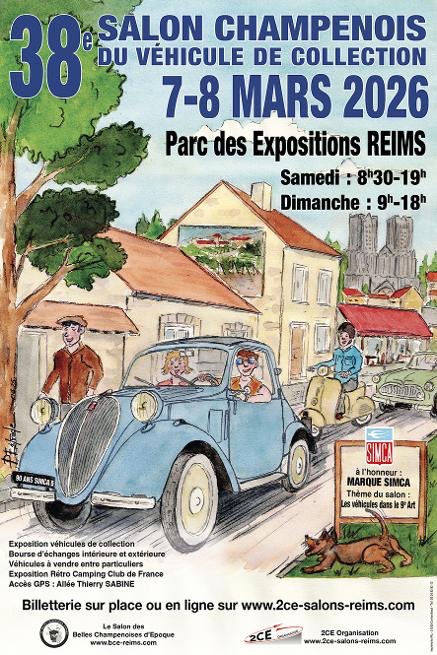 38ème SALON CHAMPENOIS DU VÉHICULE DE COLLECTION