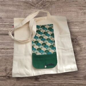 Sac tissu vert