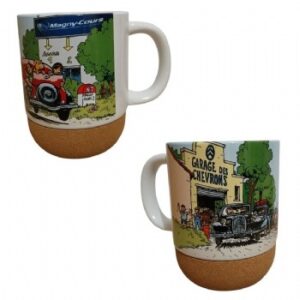 MUG BLANC EN CERAMIQUE DESSIN DE THIERRY DUBOIS