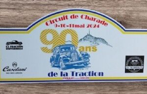 Plaque de rallye 90 ans